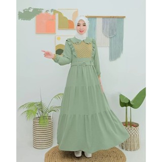 - Monalisa Dress Wanita Muslim Matt เสื้อโปโล ทุกขนาด พอดีกับ XL Besar l Gamis ลําลอง เป็นมิตรกับสิ่งแวดล้อม ทุกวัน