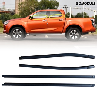 Dm- แถบยางซีลกระจกหน้าต่างรถยนต์ สําหรับ Isuzu D-MAX Pickup 2010-20204 ชิ้น