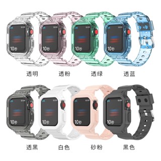 สายนาฬิกาข้อมือ TPU แบบใส สําหรับ Apple Watch IWatch