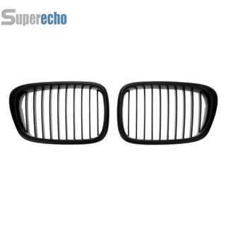 E39 กระจังหน้ารถยนต์ สีดําด้าน สําหรับ BMW 99-03 518 520 523 525 528 530 [superecho.th]