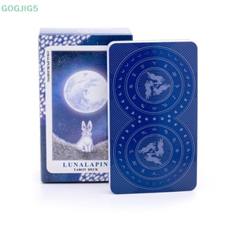 [GOGJIG5] ไพ่ทาโรต์ Lunalapin Rabbit Tarot Deck เกมไพ่ทาโรต์ สําหรับงานปาร์ตี้ 78 ชิ้น UOO