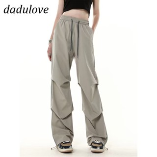 DaDulove💕 New American Ins High Street Retro Casual Pants Niche High Waist Wide Leg Pants Large Size Trousers