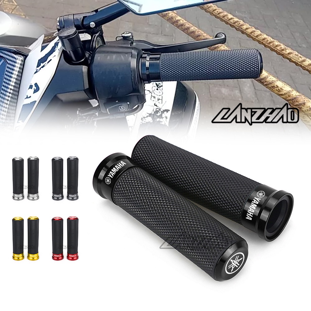ปลอกแฮนด์มือจับสกูตเตอร์ แบบยางเจล CNC สําหรับ YAMAHA Mio Aerox NMAX XMAX