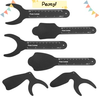 Pdony ฉากหลัง แมกนีเซียมอัลลอย สีดํา สําหรับถ่ายภาพ 6 ชิ้น