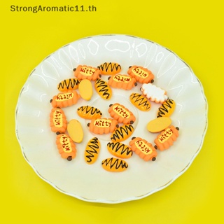 Strongaromatic ขนมปัง ฮอตดอก อาหาร ขนาดมินิ 1/12 อุปกรณ์เสริม สําหรับตกแต่งบ้านตุ๊กตา 10 ชิ้น