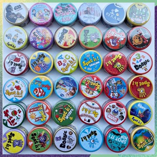 พร้อมส่ง การ์ดเกมภาษาอังกฤษ dobble find the Different สําหรับครอบครัว และเด็ก
