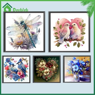 【Doub X ✮】ภาพวาดสีน้ํามัน ตามตัวเลข รูปดอกไม้ สําหรับตกแต่งผนังบ้าน DIY ✮