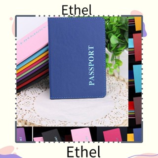 Ethel1 กระเป๋าสตางค์ หนัง PU สําหรับใส่หนังสือเดินทาง