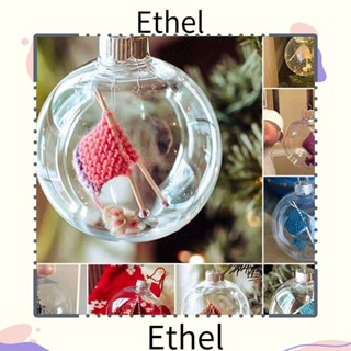 Ethel1 จี้ถัก รูปต้นคริสต์มาส DIY สําหรับตกแต่งปาร์ตี้ ของขวัญ