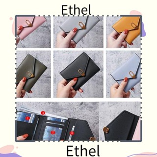 Ethel1 กระเป๋าสตางค์ใบสั้น กระเป๋าถือ ทรงคลัทช์ ใส่เหรียญได้ สําหรับผู้หญิง