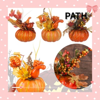 Path ฟักทองปลอม ผัก โฟม ขนาด 15 ซม. DIY สําหรับตกแต่งบ้าน เทศกาลฮาโลวีน วันขอบคุณพระเจ้า