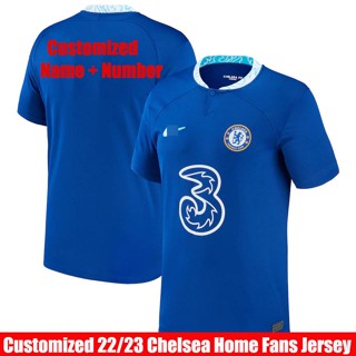 เสื้อกีฬาแขนสั้น ลายทีมชาติฟุตบอล Chelsea Home 22-23 ชุดเหย้า