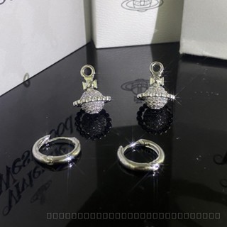 [0803]YWBX-EH Xiempress Weiweian Three-Dimensional Planet Ear Clip Multiple Ways to Wear Exquisite Full Diamond Saturn Earrings Light Luxury High-Grade Earrings PDCY