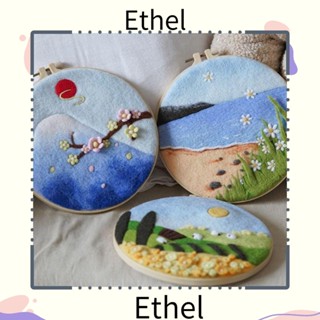 Ethel1 งานฝีมือ ของขวัญ DIY เย็บปักถักร้อย กรอบรูป ภาพวาด ภาพวาด