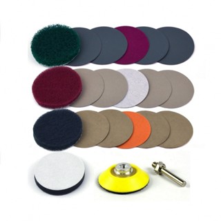 ⚡NEW 8⚡Polishing Restoration 2 Inch Headlight Scouring Pad Kit Tool Waterproof
