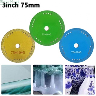 【Big Discounts】3Inch Cutting Disc Saw Blade Cutting for Glass Jade Crystal Wine Bottles Metal#BBHOOD