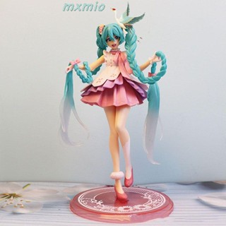 Mxmio ตุ๊กตาฟิกเกอร์ PVC รูปการ์ตูนอนิเมะ Hatsune Miku Cherry blossoms ของเล่นสําหรับเด็ก