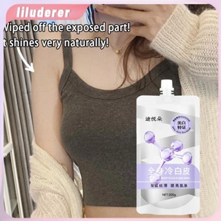 Diyue Duo Whitening Body Milk Cold White Moisturizing Whitening Brightening Skin Toner ครีมบำรุงผิวกาย Exfoliating Skincare HO