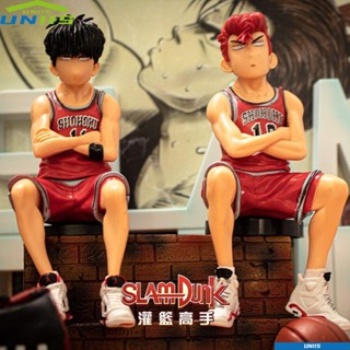 Uniis SLAM DUNK โมเดลฟิกเกอร์ การ์ตูนอนิเมะ Rukawa สําหรับประดับรถยนต์