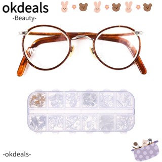 Okdeals แผ่นซิลิโคนรองจมูกแว่นตากันแดด อุปกรณ์เสริม