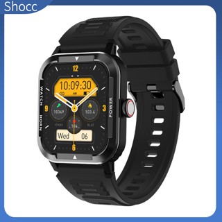 Shocc U8 สมาร์ทวอทช์ อิเล็กทรอนิกส์ ตรวจจับความดันโลหิต สุขภาพ สําหรับผู้ชาย