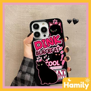 For iPhone 11 iPhone Case Black Glossy TPU Soft Case Shockproof Protection Camera Cartoon Black Cat Compatible with iPhone 14 13 Pro max 12 Pro Max 11 xr xs max 7Plus 8Plus