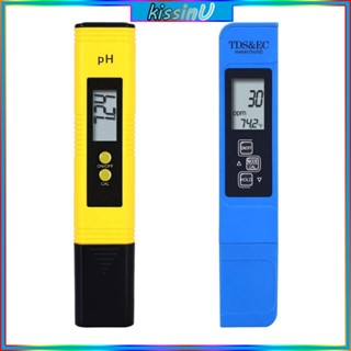 Kiss เครื่องวัดอุณหภูมิ TDS ppm-Meter 3-in-1 TDS EC สําหรับระบบน้ําดื่ม RO-System ตู้ปลา สระว่ายน้ํา บ่อปลา