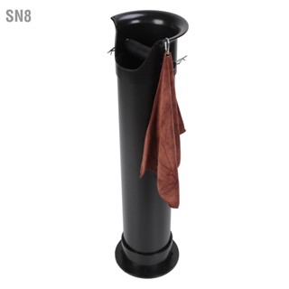 SN8 Coffee Knock Box Commercial Floor Standing Grounds Collection Bin for Restaurants Home Kitchen