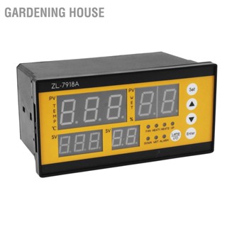 Gardening House ตู้ฟักไข่ เซนเซอร์ อุณหภูมิ ความชื้น ไฟ LED ภาษาอังกฤษพิเศษ Controller for Incubator 100‑240V