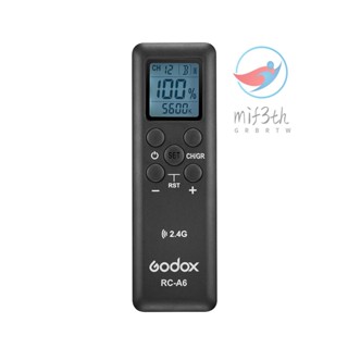 Godox RC-A6 รีโมตคอนโทรลไร้สาย 2.4GHz 32 ช่อง 16 กลุ่ม แบบเปลี่ยน สําหรับ Godox SL150II SL200II SL150IIBi SL200IIBi SZ200BI FV150 FV200 UL60 ML60 LF308D LF308Bi