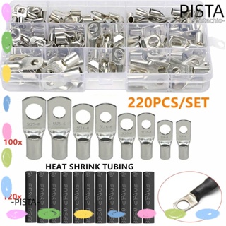 Pista 220 ชิ้น ลวดทองแดง ที่จับ SC แหวน แบตเตอรี่ ที่จับตาไก่ทองแดง ขั้วต่อปลาย