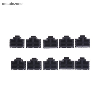 Ozth ฝาครอบพอร์ตฮับอีเธอร์เน็ต RJ45 ป้องกันฝุ่น สีดํา 10 ชิ้น