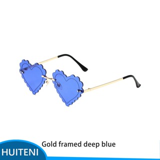 1/2/3 หัวใจ แว่นกันแดด คอสเพลย์ กลางแจ้ง แว่นตากันแดด แว่นตาพับ