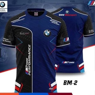 เสื้อยืดแขนสั้น พิมพ์ลาย BMW Motorrad WorldSBK Team Tyco Advantec แฟชั่นฤดูร้อน สําหรับผู้ชาย