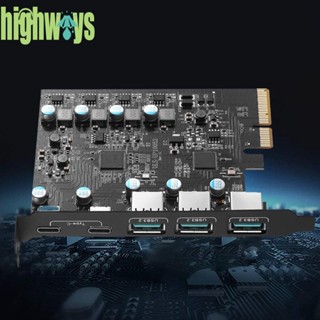 การ์ดควบคุมฮับ PCI-E เป็น USB 3.0 รองรับ WindowsXP 7 8 8.1 10 [highways.th]