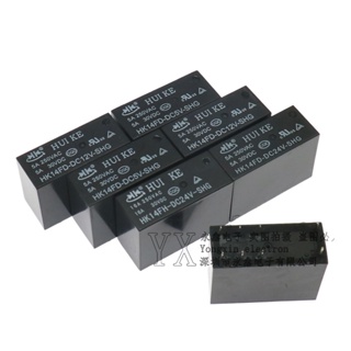 รีเลย์ Huike HK14FD-HK14FH-DC5V-DC12V-DC24V-SHG 8 Pins 5A16A