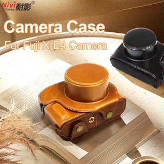 เคสหนัง PU ป้องกันกล้อง แบบเต็มตัว สําหรับ Fuji XE4 X-E4 XA5 XH2 XH2S XT5 XT4 XT10 XT20 XT30 XS20