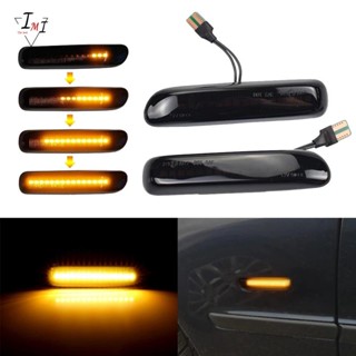 ไฟเลี้ยวไดนามิก LED ติดด้านข้างรถยนต์ สําหรับ BMW 3 Series E46 Coupe1997-2001