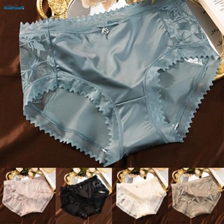 【HODRD】Panties Breathable Free Size Luxury Style Polyester Quick Drying Satin Breifs【Fashion】