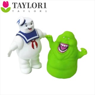 Taylor1 โมเดลฟิกเกอร์ อนิเมะผี มาร์ชเมลโลว์ ผี สีเขียว ของเล่นสําหรับเด็ก