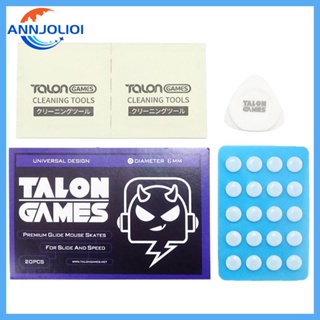 Ann TALONGAMES สติกเกอร์ติดขาเมาส์เล่นเกม กันลื่น ขอบโค้ง DIY