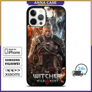 เคสโทรศัพท์มือถือ ลายเกม The Witcher 3 Wild Hunt สําหรับ iPhone 14 Pro Max 13 Pro Max Samsung Galaxy Note10+ S21Ultra