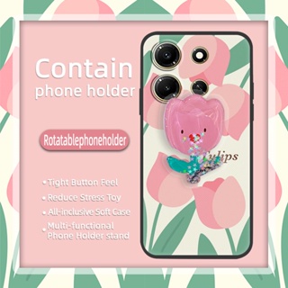 Kickstand Cartoon Phone Case For infinix Note30i 4G/X6716 Anti-knock Silicone Cute Anti-dust Soft Case Durable TPU Waterproof