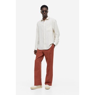 H&amp;M  Man Loose Fit Linen-blend trousers 1139874_1