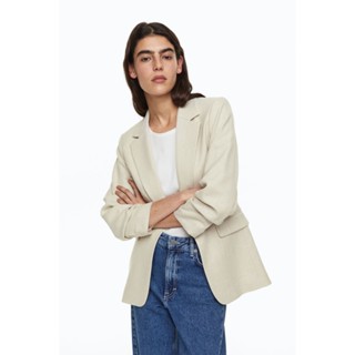 H&amp;M  Woman Gathered-sleeve blazer 1124589_4