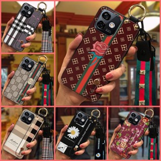 Wristband protective Phone Case For Ulefone Note16 Pro Wrist Strap Luxury Dirt-resistant Anti-knock classical ring