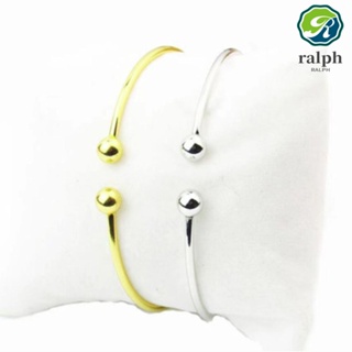 Ralph สร้อยข้อมือเงิน กําไลข้อมือ สเตนเลส บุคลิกภาพ ลูกปัดหรูหรา วันเกิด DIY