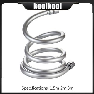 Kool สายฝักบัวอาบน้ํา PVC ยืดหยุ่น น้ําหนักเบา แบบเปลี่ยน