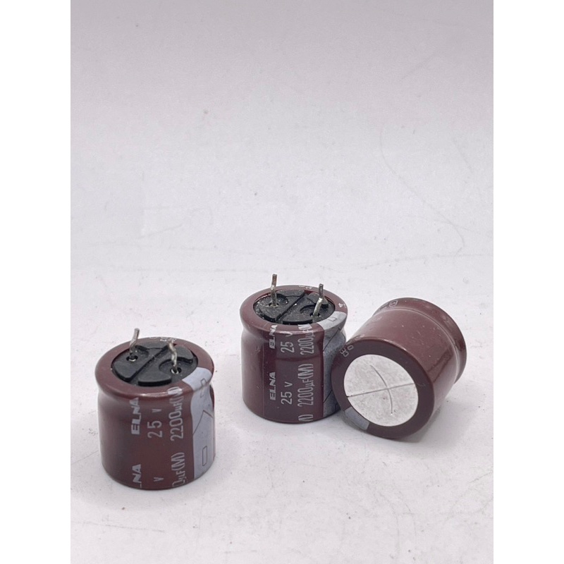 ราคาต่อตัว capacitor 2200uf 25v ขายาว ตัวใหม่