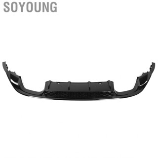 Soyoung Rear Bumper Lip  Spoiler Temperature Resistant Weatherproof Glossy Black Car  Shop Replacement Parts for 7.5R Factory Auto